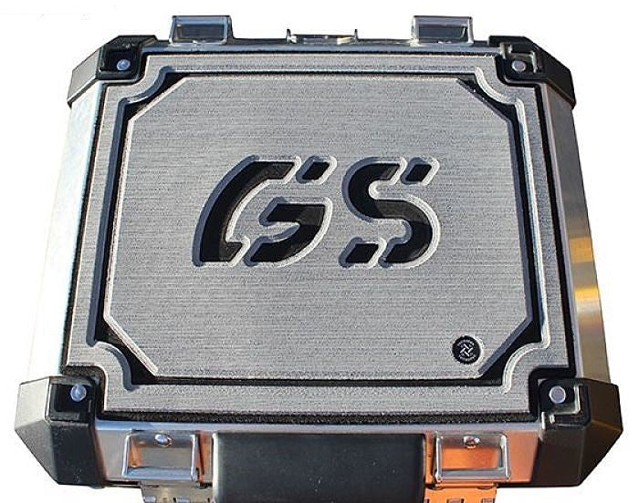 TechSpec Pannier Covers For Side Case Lids 3 Piece Kit On BMW R1200GS, R1250GS with OEM Luggage