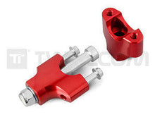 Load image into Gallery viewer, Twalcom by Kite - Handlebar Riser for Racing Triple Clamps Kit (Red-H35 Std) F800GS